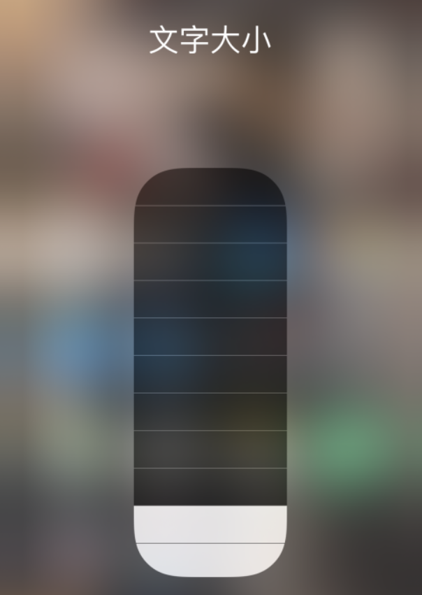 望谟苹果手机维修分享小技巧：在 iPhone 控制中心快速调节字体大小 