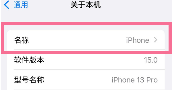 望谟苹果13维修分享iPhone 13热点名字设置教程 